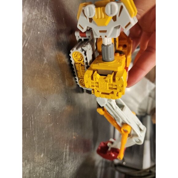 Transformers Cybertron 2005 Longrack Deluxe Class Figure Yellow Incomplete - Picture 14 of 16